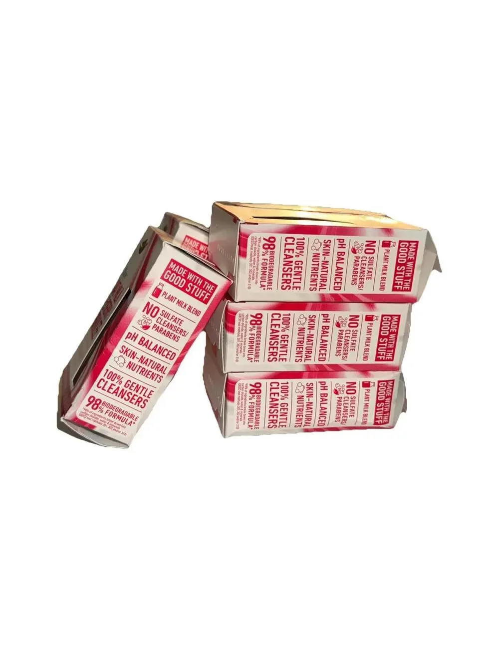 Lot Of 8 Dove Oat Milk & Berry Brûlée Plant Milk Cleansing Bar Soap 5oz